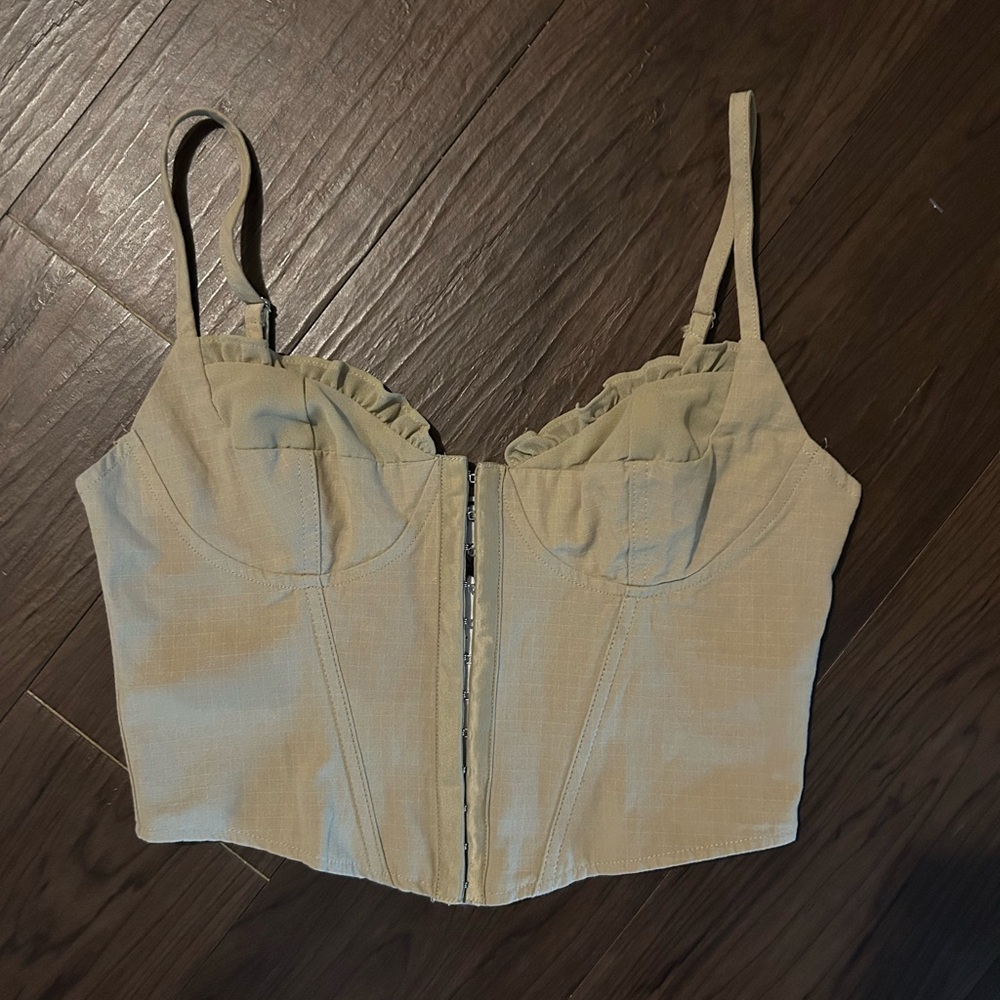 Princess Polly Beige Corset Top